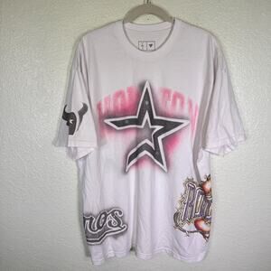 Travis Scott Cactus Jack Shirt XL Fanatics Fest Houston Teams Tee Astros Rockets